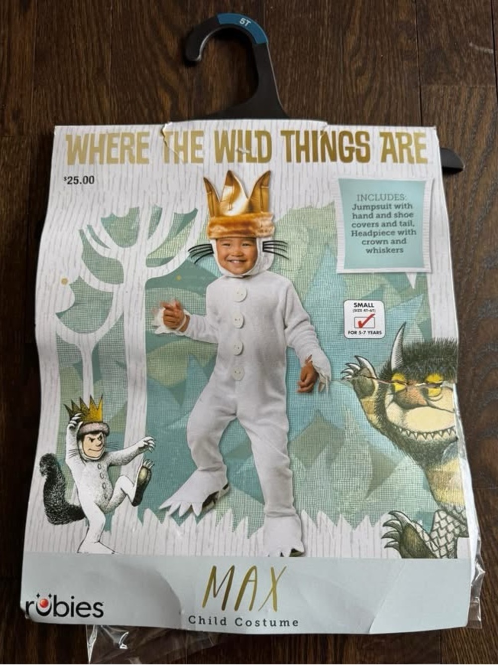 Where The Wild Things Are Max White Kids Costume